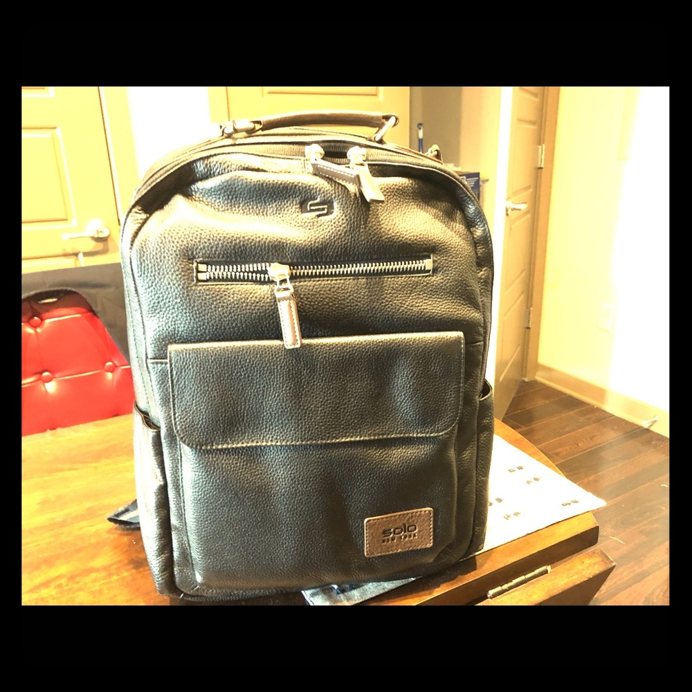 Brand-new, unused, stylish Solo New York backpack!